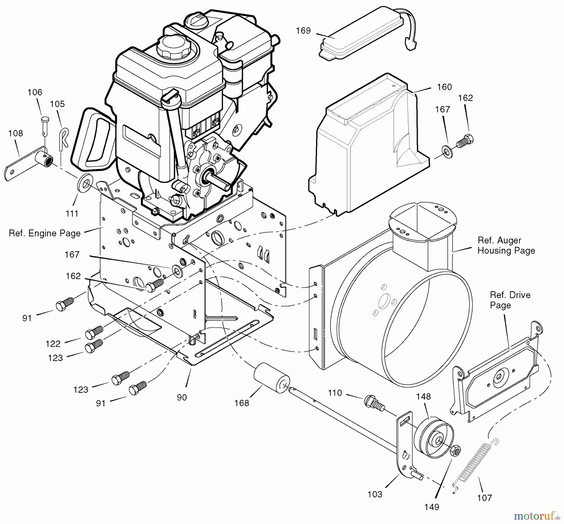  Murray Schneefräsen ST0726 (626750x16B) - Frontier 26