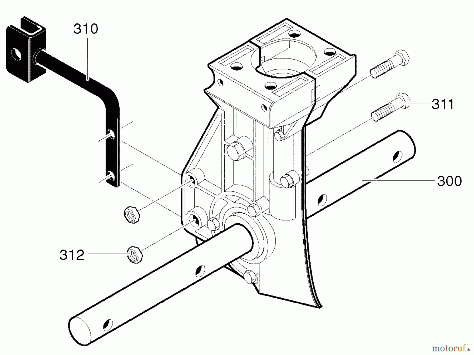  Murray Motorhacken und Kultivierer 536.29252300 - Craftsman Cultivator (2004) (Sears) Transmission
