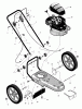Murray TM6000x8B - Scotts Walk-Behind String Trimmer (2002) (Home Depot) Ricambi Illustration & Parts List