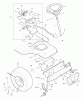 Murray 40614C - 40" Lawn Tractor (1996) Listas de piezas de repuesto y dibujos Steering