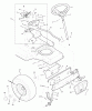 Murray 40706A - 40" Lawn Tractor (1996) Listas de piezas de repuesto y dibujos Steering