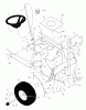 Murray 425002x99A - B&S/ 42" Lawn Tractor (2003) (AAFES) Listas de piezas de repuesto y dibujos Steering