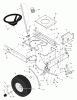 Murray 425004x99A - B&S/ 42" Lawn Tractor (2004) (AAFES) Listas de piezas de repuesto y dibujos Steering