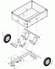 Murray 425009x31A - Scotts 42" Lawn Tractor (2002) (Home Depot) Listas de piezas de repuesto y dibujos Utility Dump Cart (part 2)