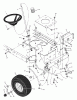 Murray 42500x99A - B&S/ 42" Lawn Tractor (2000) (AAFES) Listas de piezas de repuesto y dibujos Steering