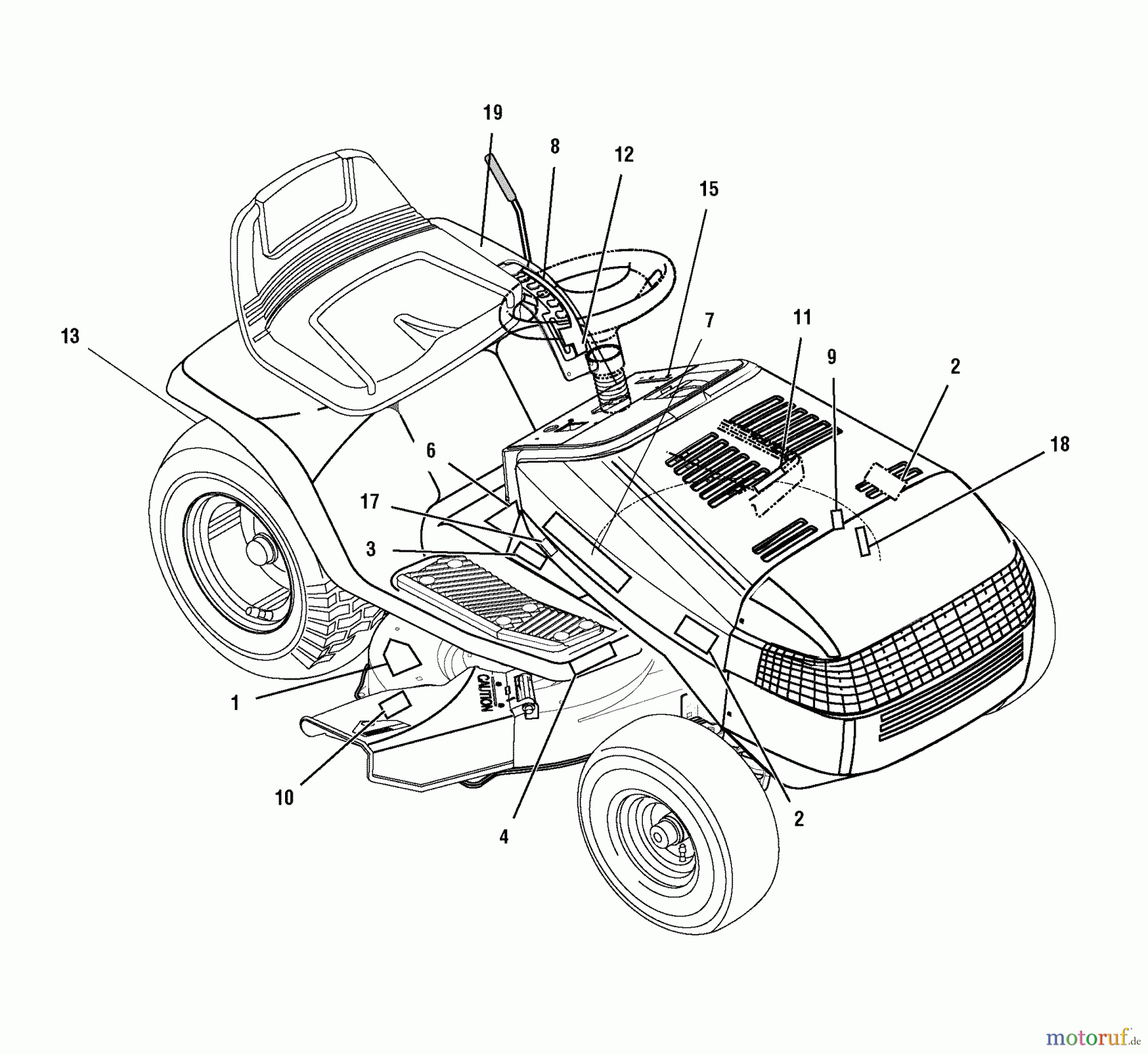  Murray Rasen- und Gartentraktoren 425018x00A - Murray 42