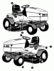 Murray 42502x8C - Scotts 42" Lawn Tractor (2000) (Home Depot) Spareparts Decal Assembly (part 1)