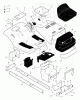 Murray 42504x99B - B&S/ 42" Lawn Tractor (1999) (AAFES) Listas de piezas de repuesto y dibujos Chassis & Hood