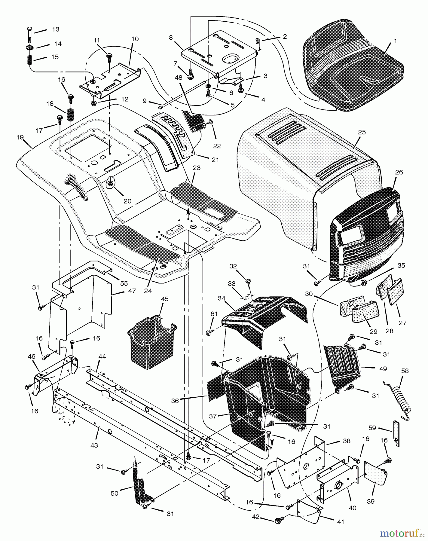  Murray Rasen- und Gartentraktoren 42515x92B - B&S/Murray 42