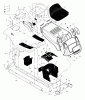Murray 425306x48A - B&S/ 42" Lawn Tractor (2003) (Mills) Listas de piezas de repuesto y dibujos Chassis & Hood