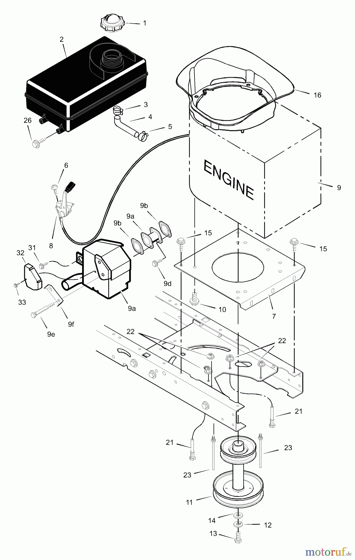  Murray Rasen- und Gartentraktoren 425307x24A - B&S/Murray 42