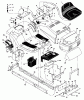 Murray 42533x30A - 42" Lawn Tractor (1997) Listas de piezas de repuesto y dibujos Chassis & Hood