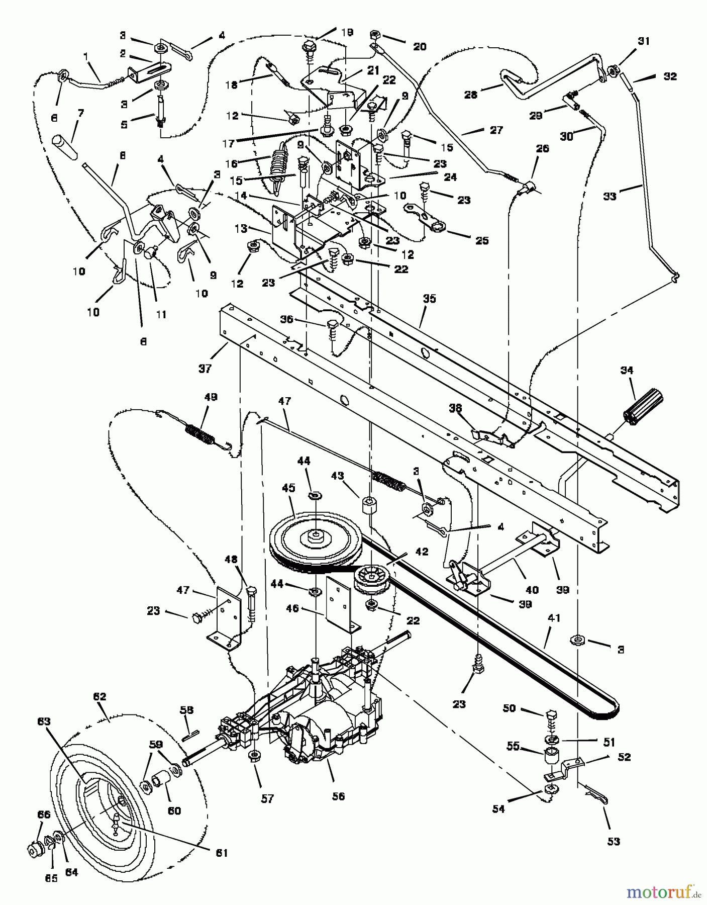  Murray Rasen- und Gartentraktoren 42534x25A - B&S/Murray 42
