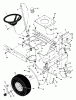 Murray 42534x25A - B&S/ 42" Lawn Tractor (1997) (Marchands) Listas de piezas de repuesto y dibujos Steering