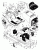 Murray 42536x92A - B&S/ 42" Lawn Tractor (1997) (Walmart) Listas de piezas de repuesto y dibujos Chassis & Hood