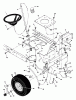 Murray 42560x92A - B&S/ 42" Lawn Tractor (1997) (Walmart) Listas de piezas de repuesto y dibujos Steering