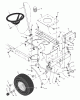 Murray 425611x99C - B&S/ 42" Lawn Tractor (2002) (AAFES) Spareparts Steering