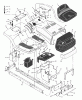 Murray 425612x99A - B&S/ 42" Lawn Tractor (2002) (AAFES) Listas de piezas de repuesto y dibujos Chassis & Hood
