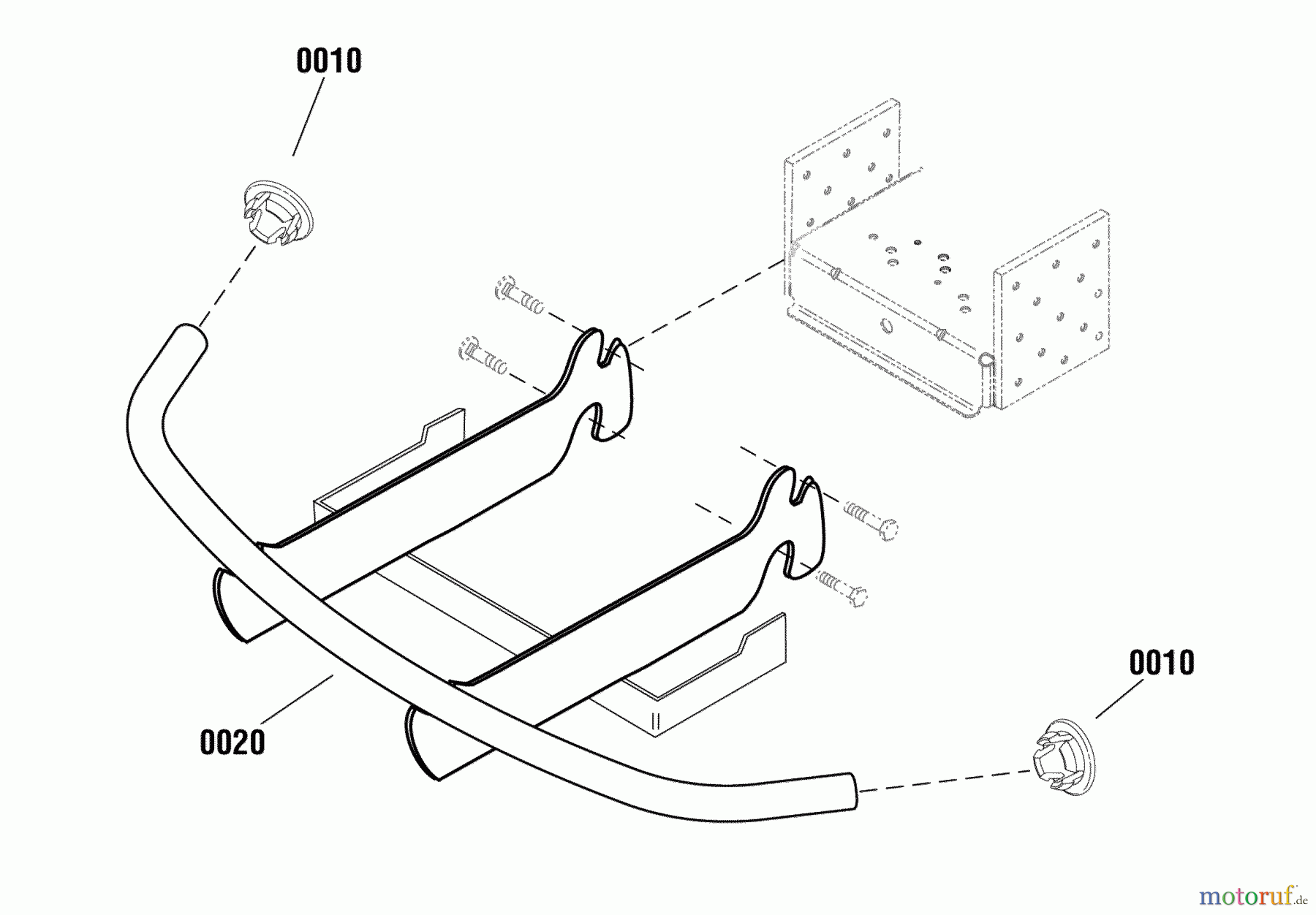  Murray Rasenmäherzubehör 7600089 - Murray Front Bumper Front Bumper