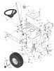 Murray 425614A - 42" Lawn Tractor (2002) Listas de piezas de repuesto y dibujos Steering