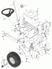 Murray 425614x92A - B&S/ 42" Lawn Tractor (2002) (Walmart) Listas de piezas de repuesto y dibujos Steering