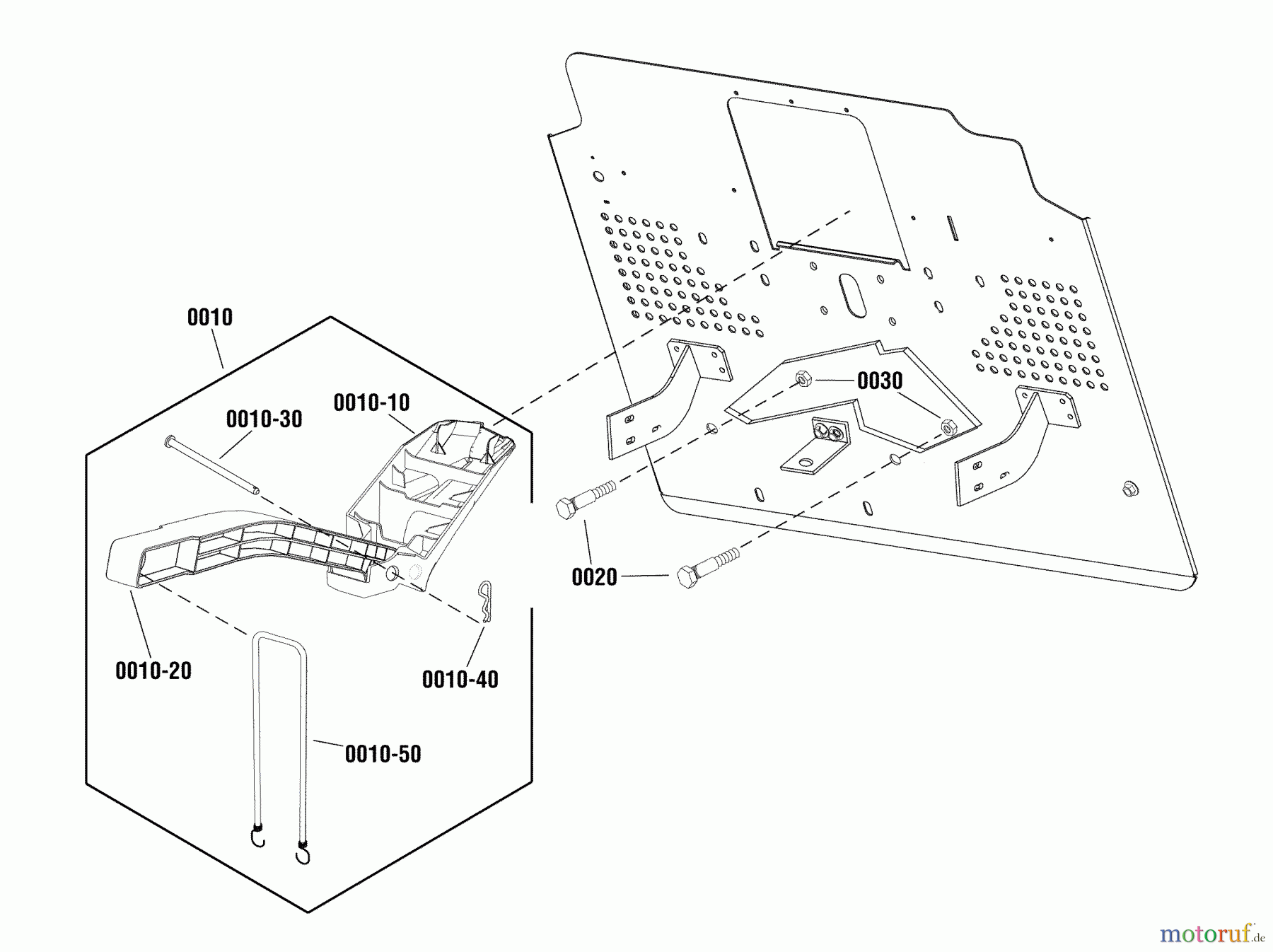 Murray Rasenmäherzubehör 885644-00 - Murray Grass Mulcher Kit RDLT Mulch Kit