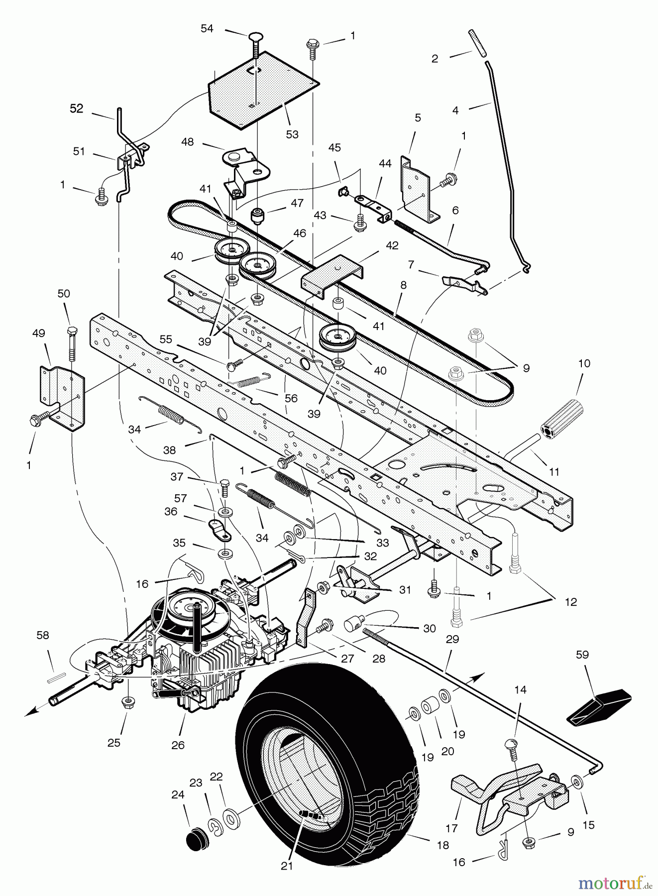  Murray Rasen- und Gartentraktoren 425619x24B - B&S/Murray 42