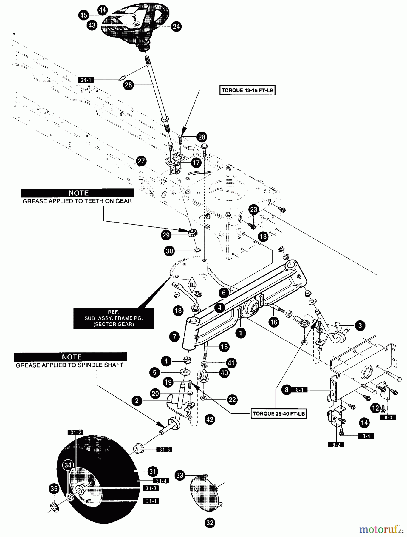 Murray Rasen- und Gartentraktoren 42561x8B - Scotts 42