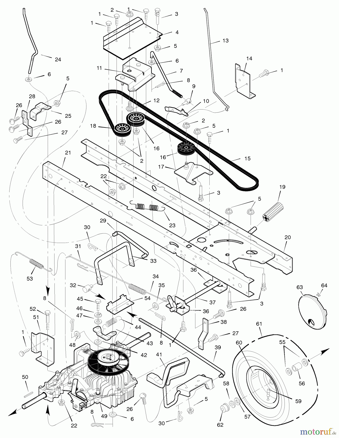  Murray Rasen- und Gartentraktoren 42567x30A - Murray 42