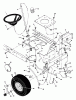 Murray 42567x6A - Ultra 42" Lawn Tractor (1997) Listas de piezas de repuesto y dibujos Steering