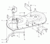 Murray 42580x89A - Yard King Performance 42" Lawn Tractor (2000) Listas de piezas de repuesto y dibujos Deck Assembly (part 1)