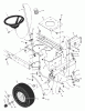 Murray 42583x6A - Ultra 42" Lawn Tractor (2000) Listas de piezas de repuesto y dibujos Steering
