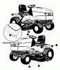 Murray 42589x8B - Scotts 42" Lawn Tractor (1999) (Home Depot) Ricambi Decal Assembly (part 1)