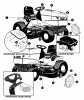 Murray 42589x8B - Scotts 42" Lawn Tractor (1999) (Home Depot) Ricambi Decal Assembly (part 2)