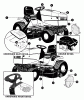 Murray 42589x8B - Scotts 42" Lawn Tractor (1999) (Home Depot) Listas de piezas de repuesto y dibujos Decal Assembly (part 2)