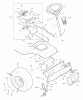 Murray 42803x5A - 42" Lawn Tractor (1996) Listas de piezas de repuesto y dibujos Steering