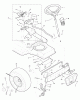 Murray 42910A - 42" Lawn Tractor (1996) Listas de piezas de repuesto y dibujos Steering
