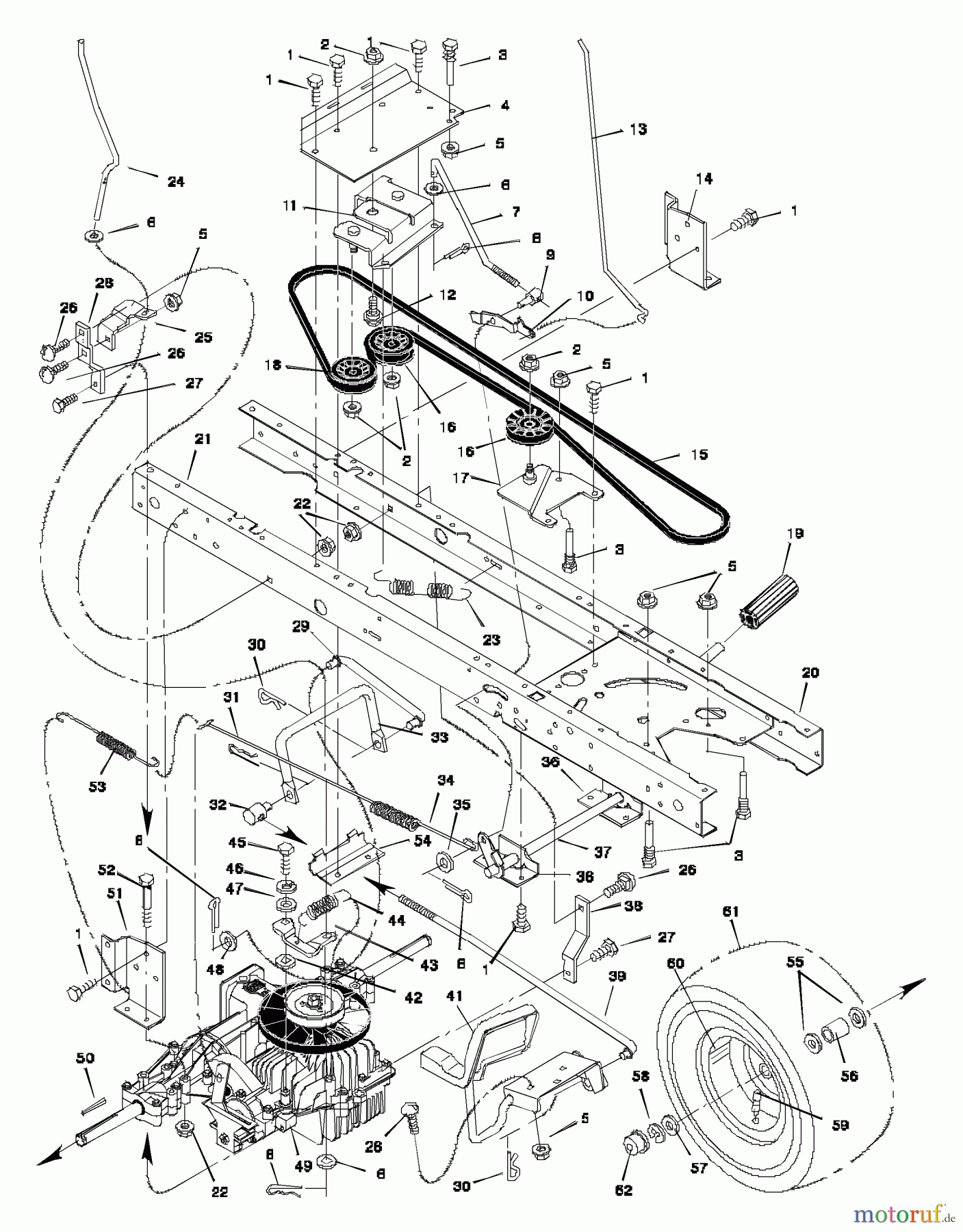Murray Rasen- und Gartentraktoren 42915x30B - Murray 42