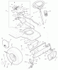 Murray 42917x8A - Scotts 42" Lawn Tractor (1996) (Home Depot) Listas de piezas de repuesto y dibujos Steering