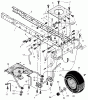 Murray 461007x92A - B&S/ 46" Garden Tractor (2001) (Walmart) Listas de piezas de repuesto y dibujos Front Frame Assembly