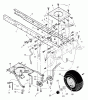 Murray 461008x692A - Stanley 46" Garden Tractor (2003) Listas de piezas de repuesto y dibujos Front Frame Assembly