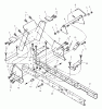 Murray 46102x6B - Ultra 46" Garden Tractor (2000) Listas de piezas de repuesto y dibujos Rear Frame Assembly