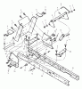 Murray 46103A - 46" Garden Tractor (1999) Listas de piezas de repuesto y dibujos Rear Frame Assembly