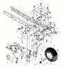Murray 46103B - 46" Garden Tractor (2000) Spareparts Front Frame Assembly