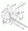 Murray 46103B - 46" Garden Tractor (2000) Listas de piezas de repuesto y dibujos Rear Frame Assembly