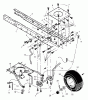 Murray 46103x92A - B&S/ 46" Garden Tractor (1999) (Walmart) Listas de piezas de repuesto y dibujos Front Frame Assembly