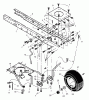 Murray 46104x8A - Scotts 46" Garden Tractor (1999) (Home Depot) Listas de piezas de repuesto y dibujos Front Frame Assembly