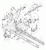 Murray 46104x8A - Scotts 46" Garden Tractor (1999) (Home Depot) Listas de piezas de repuesto y dibujos Rear Frame Assembly