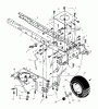 Murray 46104x8B - Scotts 46" Garden Tractor (2000) (Home Depot) Spareparts Front Frame Assembly