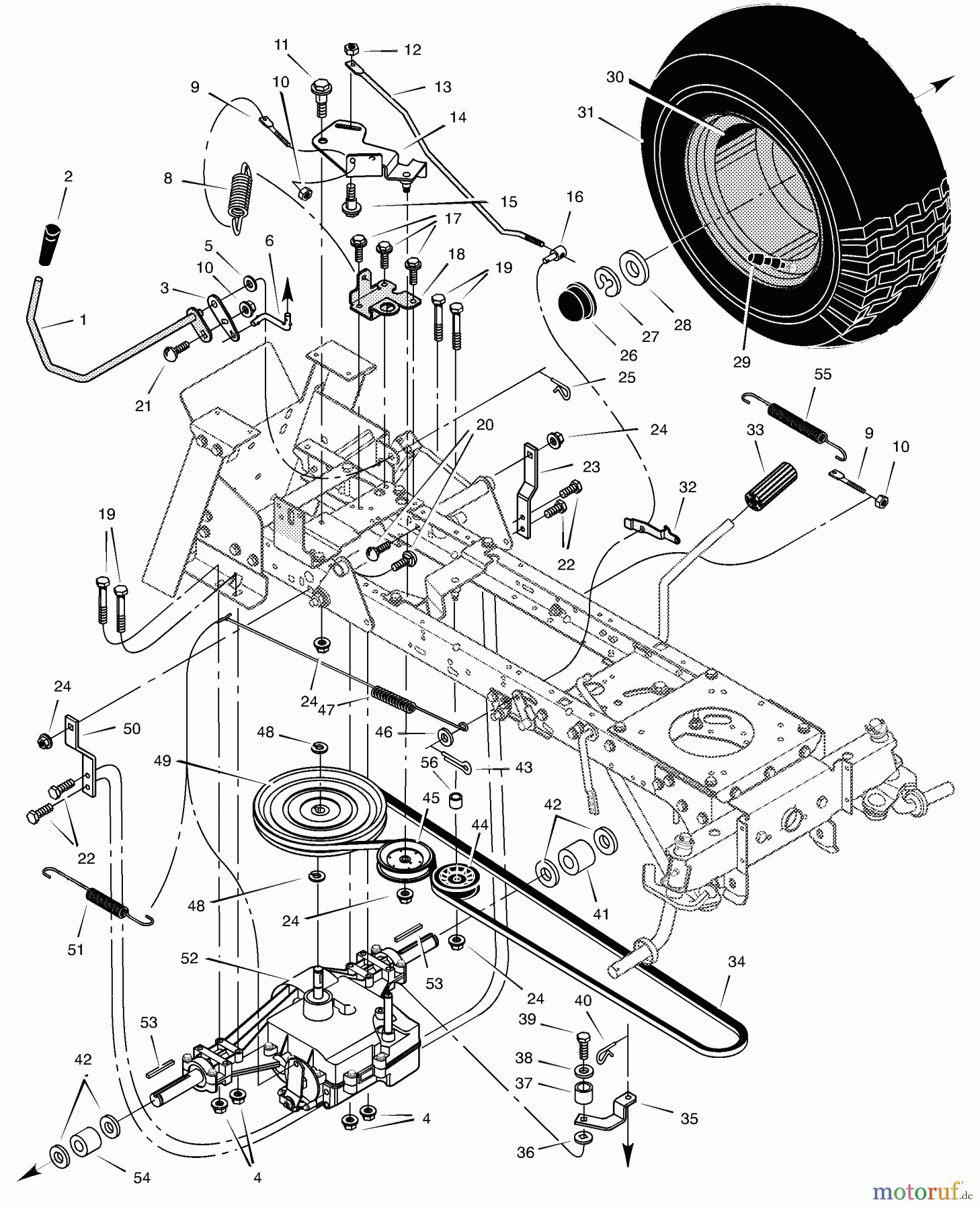  Murray Rasen- und Gartentraktoren 46104x8C - Scotts 46